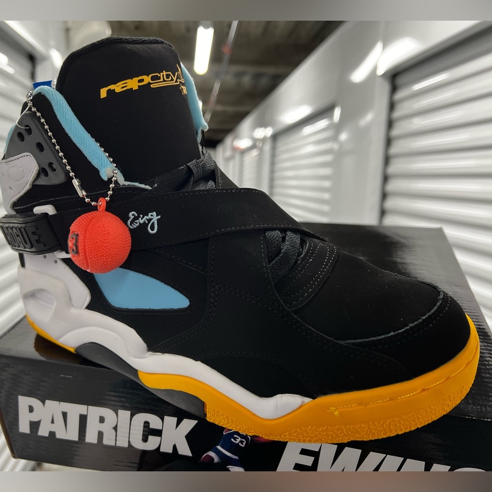 EWING ROGUE X BET RAP CITY COLLABORATION SNEAKERS RARE COLORWAY MENS PATRICK NBA - Picture 9 of 16